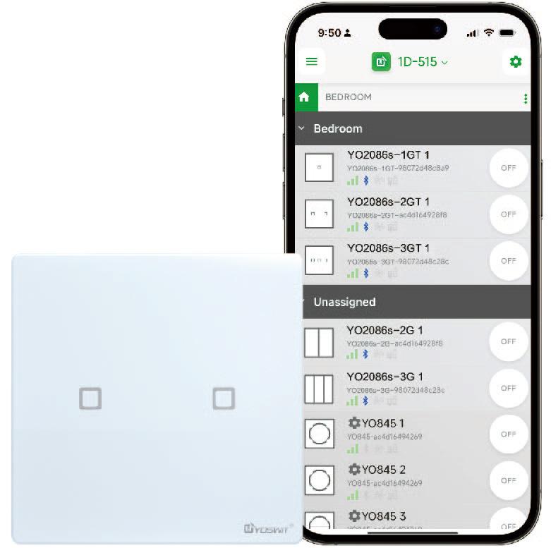 Outlet App Double Pole Switch App